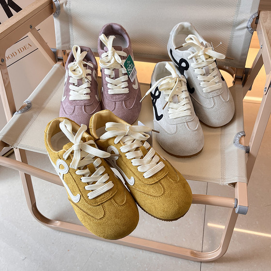 Imitation of Zhuba Ge + wear-resistant rubber sole! Women's Forrest Gump shoes fashionable contrasting lace-up versatile casual shoes sports shoes
Imitation of Zhuba Ge + wear-resistant rubber sole! Women's Forrest Gump shoes fashionable contrasting lace-up versatile casual shoes sports shoes