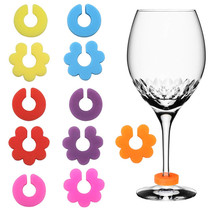 Creative silicone wine glass clip personalized red wine label distinguishing mark Cup recognizer banquet glass Mark