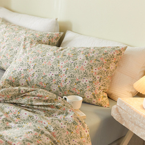 American country small floral cotton pillowcase single 100 cotton spring summer pillowcase pair single 48 * 74cm