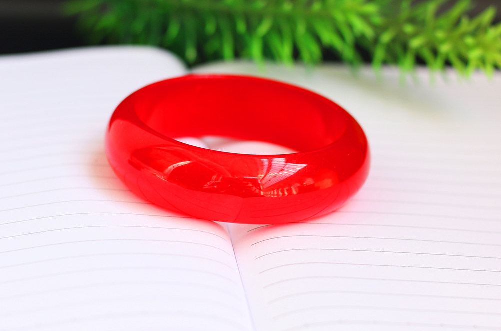 天然新疆和田玉手镯戈壁玉金丝玉手镯和田玉红玉少女手镯子包邮