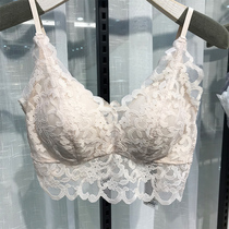 European and American style lace sexy bandeau vest womens 2019 summer new hollow back bra with short suspenders tide