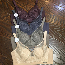 9200 ultra-thin light crystal cup bra gathered sub-breast adjustment type upper bracket bra sexy lace underwear women