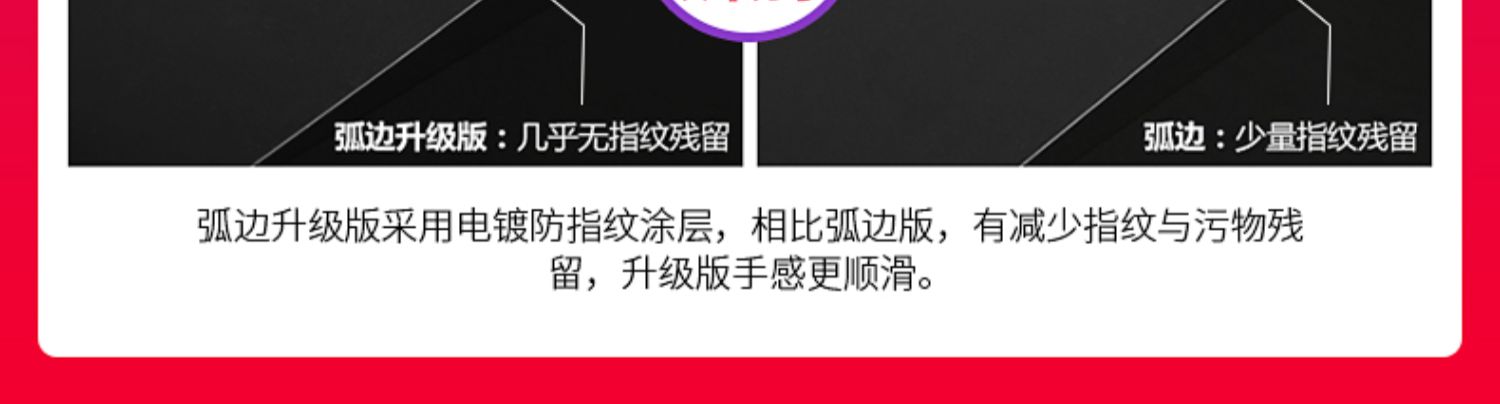 【古尚古】苹果钻石钢化膜2片