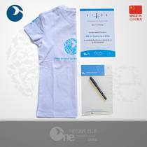 (One Italian Dive) Club Custom edition Lycra cotton T-shirt AIDA2 Star SSI L1 Cadet Set