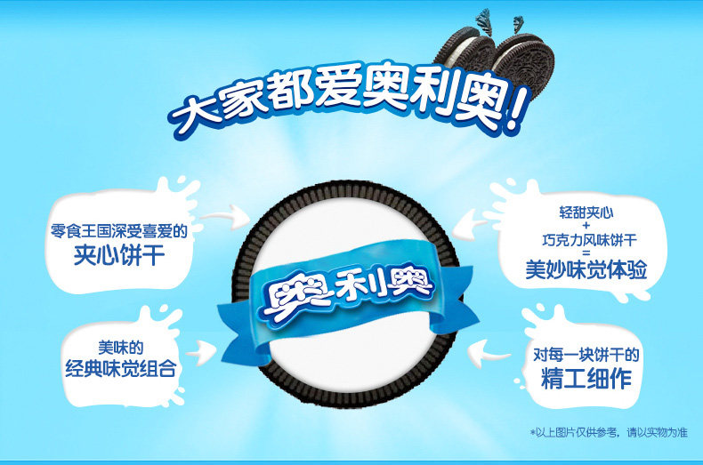 整箱包邮亿滋奥利奥夹心饼干116g*24盒四口味任选(原130g)新包装_双氙
