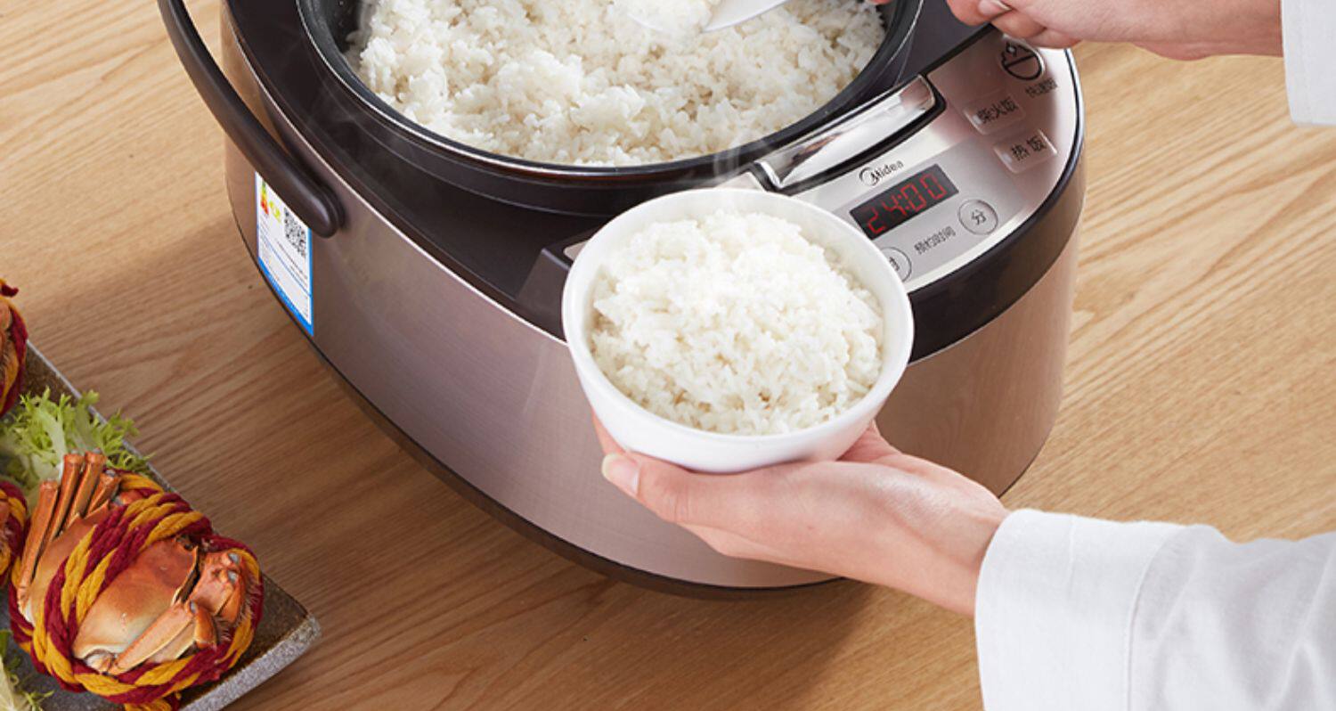 美的智能电饭煲5l大容量家用3电饭蒸米煮饭锅到官方旗舰店正品7人