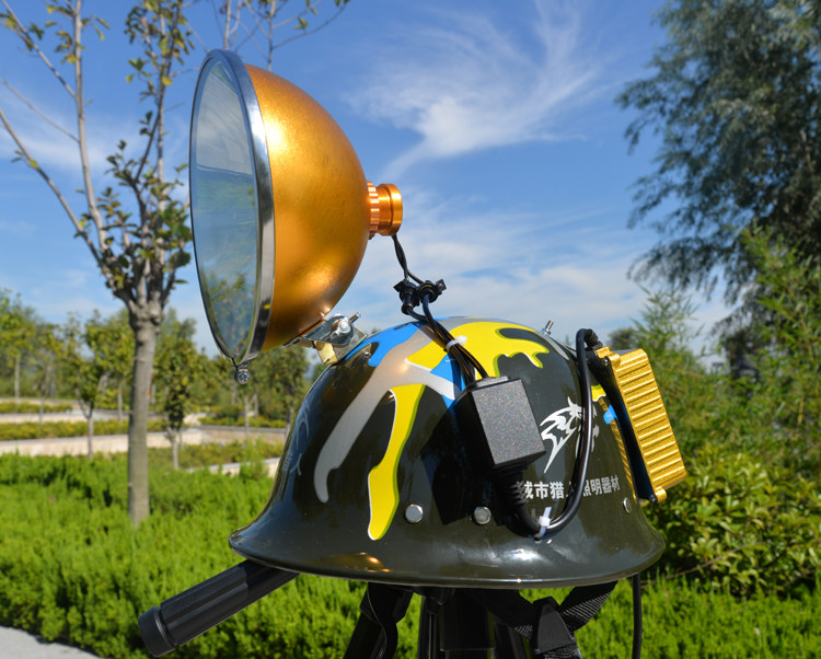 升级版战狼狩猎灯 12v强光氙气灯红光打猎灯 疝气头盔灯聚光超亮