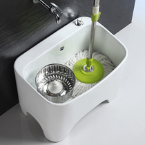 MOP POOL CERAMIC BALCONY MOP POOL MOPPING POOL MOUND POOL DOUBLE DRIVE BENCH CONTROL SEWER DRAIN BASIN HOME TOILET BIG