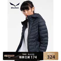 Salewa outdoor light down jacket womens spring lovers hooded windproof warm jacket men