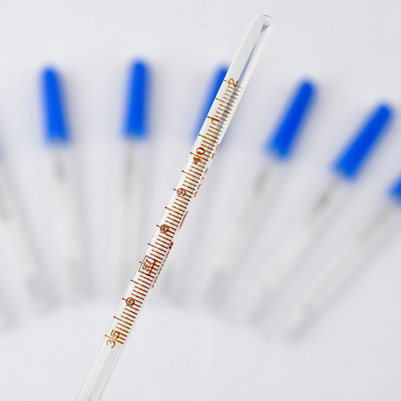 鱼跃体温计水银家用精准医用儿童成人腋下口腔型玻璃体温表温度计