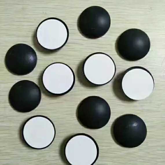 厨房玻璃隔断门平推拉门圆形降噪移门边框防撞块自粘静音贴片圆形