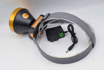 Rain light 740 super bright LED rechargeable waterproof head-mounted lithium battery 78W headlamp flashlight Outdoor emergency fishing mine light