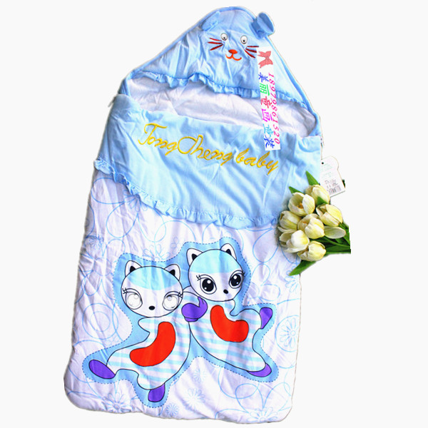 2024 early childhood supplies baby sleeping bag Children's spring and autumn cotton anti-kick quilted by kitten to serve quilt-Taobao