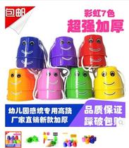 Kindergarten stepping on high-end sensory training equipment children walking on stilts baby forging toys