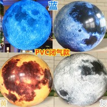 Custom inflatable PVC closed air Mid-Autumn Festival hanging light luminous liftoff of moon Earth Moon moon moon moon planet gas moli