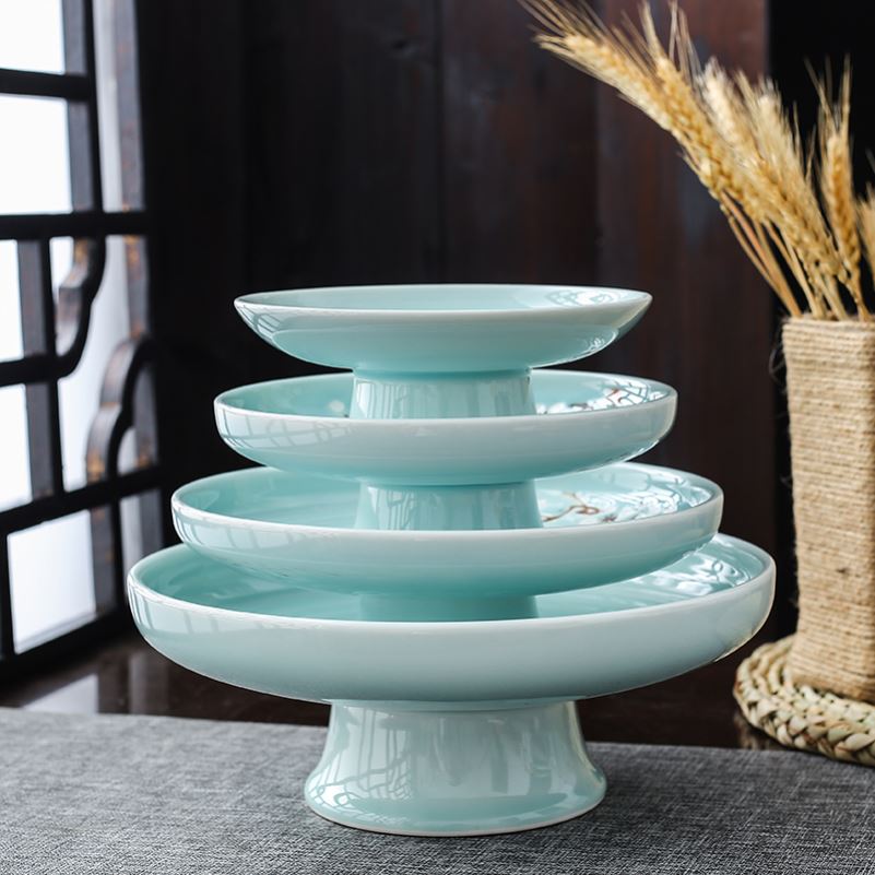 Compote Japanese ceramic tea set home sweet snacks Compote creative cold dish dish fastfood tray tableware