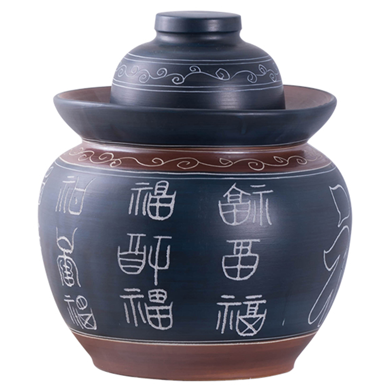 Earthenware pickle jar of pickles jar home old ceramics thickening with cover sichuan pickled pickled salted duck egg jar