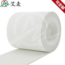 Ai Mai industrial belt White food grade diamond pattern conveyor assembly line conveyor belt PU food conveyor belt