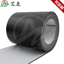 Industrial flat belt u black inkjet printer security inspection transmission assembly line PVC warehouse logistics express sorting conveyor belt