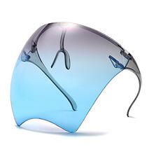 Integrated high transparent protective mask anti-foam windproof sand kitchen sauté anti-smoke anti-dust face screen protection