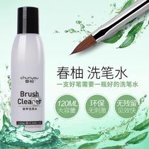 Spring pomelo pen washing water cleaning crystal pen carving pen nail tool cleaning brush supplies 120ml