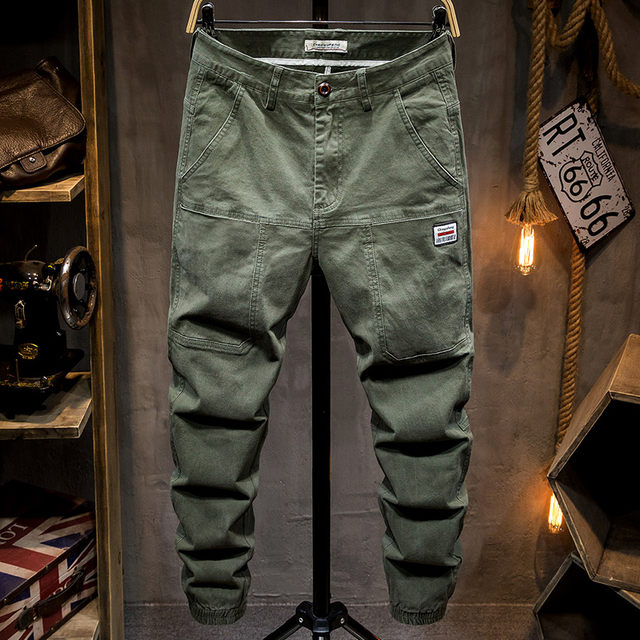 2020 wave of brand new men's trousers pants spring models male Korean fashion wild overalls loose straight casual and feet 2020 wave of brand new men's trousers pants spring models male Korean fashion wild overalls loose straight casual and feet