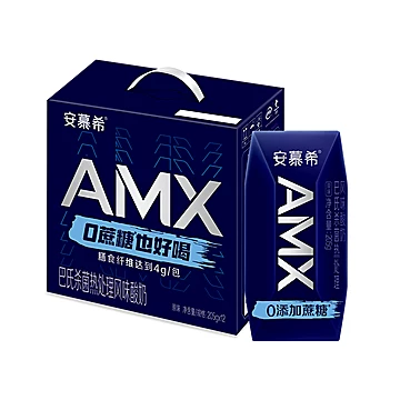 伊利安慕希AMX小黑钻0蔗糖酸奶205g*12盒[11元优惠券]-寻折猪