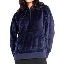 Autumn and winter female monkey outdoor autumn and winter warm sweater hooded solid color jacket comfortable cold new fleece sweater