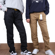 kroceus outdoor windproof casual pants soft shell pants autumn and winter plus velvet cotton pants trousers anti-splashing womens sports