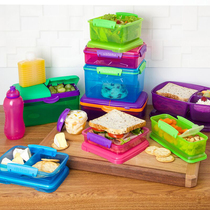 Spike outdoor portable lunch box fruit crisper box separated fresh snack storage box micro stove