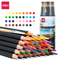Stationery 68101 water-soluble color lead 36-color hand-painted brush color pencil student art painting supplies bucket wj