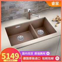 German original imported Blanco Platinum Wave high kitchen wash basin SUBLINE 430 270U sink 523151