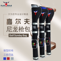 Golf nylon bag can be fitted with 6 ball bags golf ball bags for off - court club bags