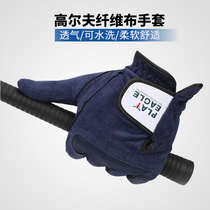 Promotion of golf fiber cloth mens gloves summer breathable anti - slip wear - resistant GOLF mens left gloves single