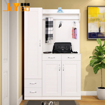 JOYGO living room shoe cabinet Household foyer cabinet Corridor coat cabinet Entry entrance storage storage shoe cabinet Coat rack