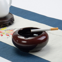 ronkin creative personality kiln ashtray household tea set accessories ceramic tea ceremony zero with small portable ashtray