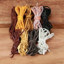 Couple blunt craft American deer leather cord 3mmDIY accessories dermal bracelet necklace necklace rope accessories couple