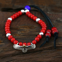 Bull Blunt Seikikuchi Kenkikuchi Mini Small Eagle Bracelet Glazed Bead DIY Classic Minima Couple