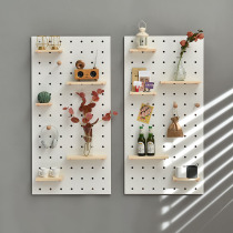 Dongle Board Woody Nordic Wall Separator Laminate with kitchen solid wood Decorative Wall Wall-mounted Shelf Custom