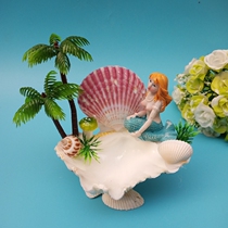 Shell conch ashtray Lotus Lotus shell ornament gift gift