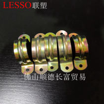 Color-plated half-side code galvanized iron sheet code U-Tube card clamp pipe fixed code riding horse card