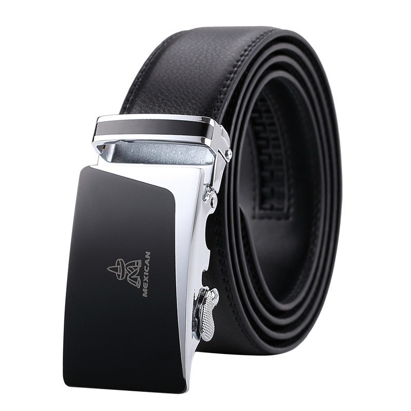 稻草人皮带男青年真皮男士腰带礼盒包装