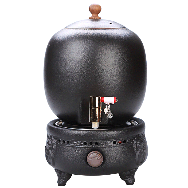 Shadow enjoy warm tea stove high - capacity puer tea boiled tea exchanger with the ceramics electric cylinder DCXH TaoLu temperature POTS of black suit