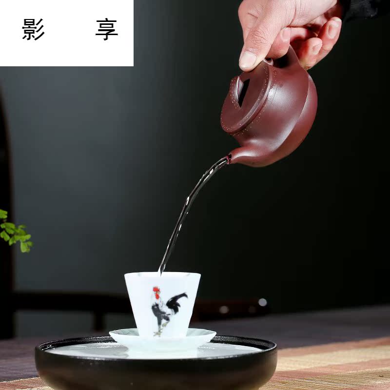 Shadow at yixing masters all hand are it the engineering RuiGuoLiang authentic tea plain sailing GYT the teapot