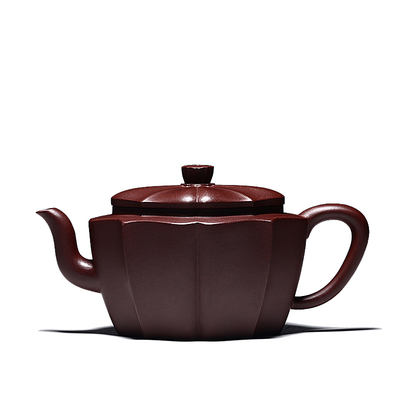 Shadow at yixing masters are it pure manual undressed ore pleasantly purple clay teapot suit HNYY