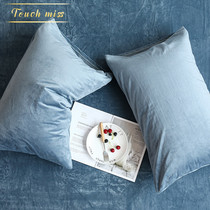 TOUCH MISS velvet pillowcase winter thickened plush pillow single single simple flannel pillow cover