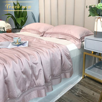 TOUCH MISS80 Tencel summer cool quilt four-piece set double-sided Tencel summer quilt washable sheets air-conditioning quilt