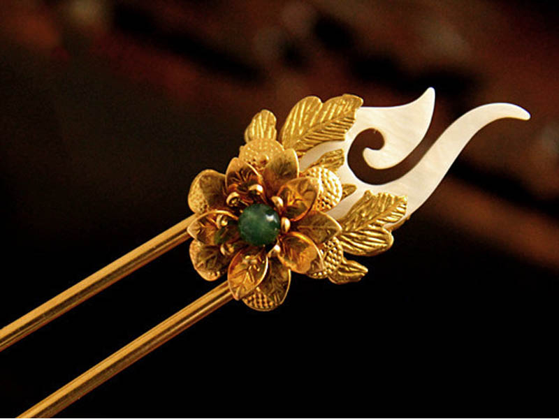 发簪发钗步摇,品味古风韵味