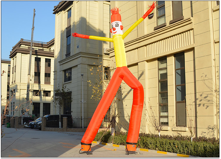 空中舞星氣模充氣跳舞人偶卡通新款財神小醜招手舞星彩虹門氣拱門