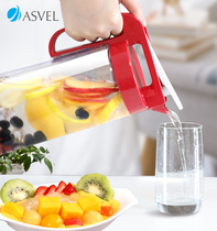 asvel cold kettle household Japanese small clear cool kettle sealed plastic heat-resistant large capacity tea juice jug pot